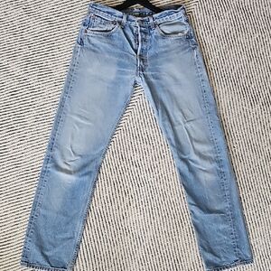 Levi’s 501 Jeans W31 L32 Light Wash Straight Leg Y2K Vintage Style